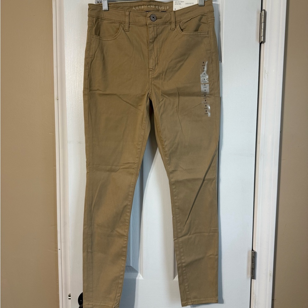 NWT - American Eagle Tan Skinny Jeans